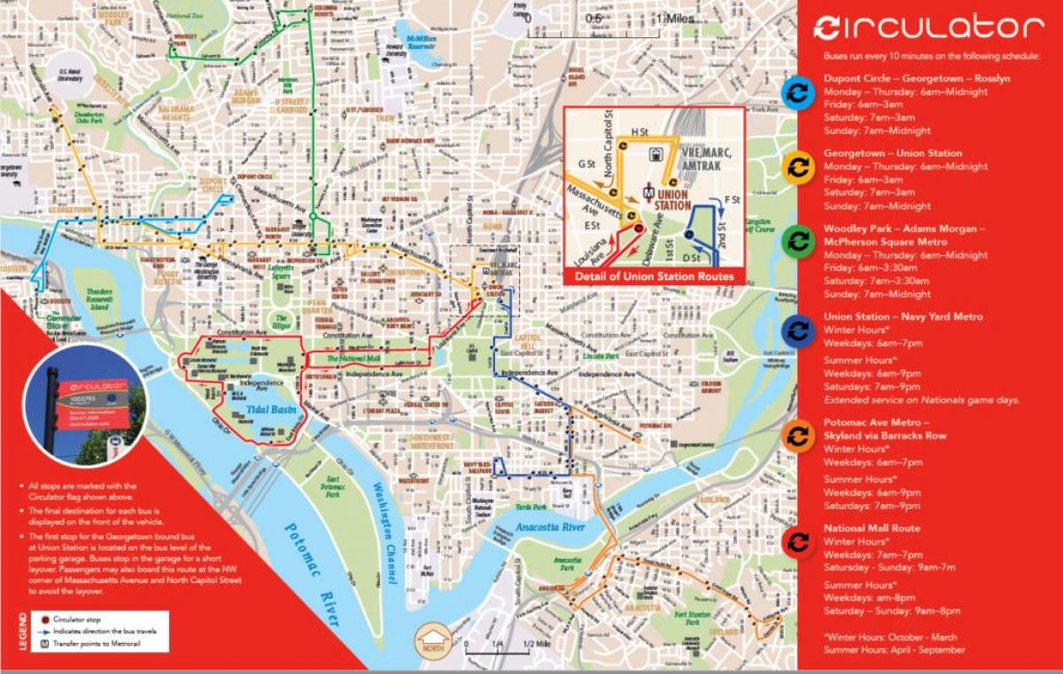 Вашингтон-циркулационни помпи на картата