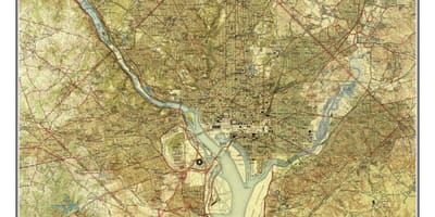 Dc топографическая карта