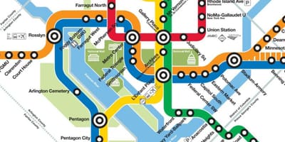 Dc жълта линия картата