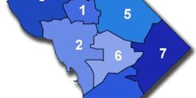 Вашингтон паркинг DC картата