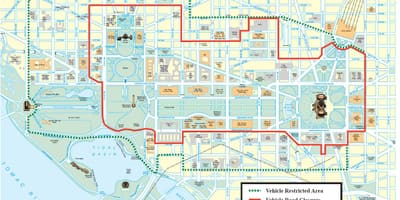 Вашингтон улицата за паркиране DC картата