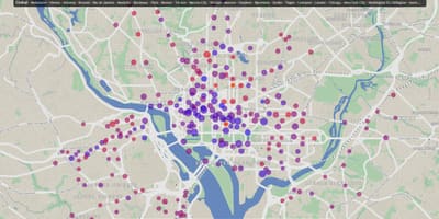 DC картата коли под наем 