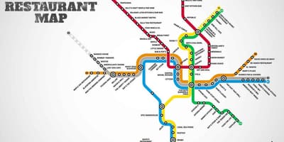 Карта на Вашингтон ресторанти dc 