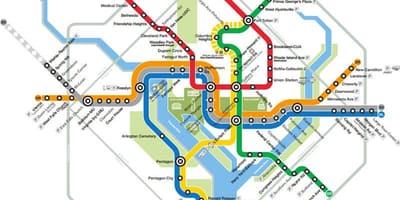 Вашингтон DC ЖП картата
