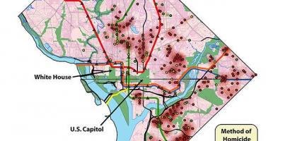 Вашингтон безскрупулни DC картата